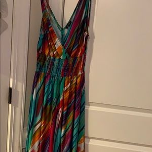 Short maxi dress